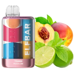 Одноразовая электронная сигарета Elf Bar TE Peach Lime (Персик Лайм) (6000 Затяжек)