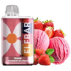 Одноразовая электронная сигарета Elf Bar TE Strawberry Ice Cream (Клубника Мороженое) (6000 Затяжек)