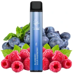 Одноразовая электронная сигарета Elf Bar Ultra Blueberry Sour Raspberry (Черника Сауэр Малина) (1500 Затяжек)