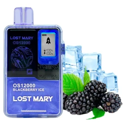 Одноразова електронна сигарета Lost Mary OS Blackberry Ice (Ожина Лід) (12000 Затяжок)