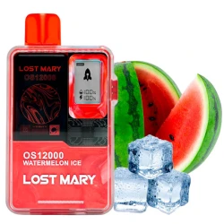 Одноразова електронна сигарета Lost Mary OS Watermelon Ice (Кавун Лід) (12000 Затяжок)