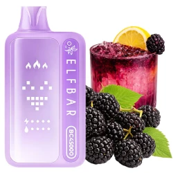 Одноразовая электронная сигарета Elf Bar BC Blackberry Lemonade (Ежевика Лимонад) (45000 Затяжек)