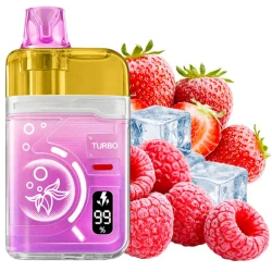 Одноразовая электронная сигарета Elf Bar BC Pro Strawberry Raspberry Frost (Строуберри Распберри Фрост) (40000 Затяжек)