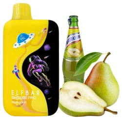 Одноразовая электронная сигарета Elf Bar GH Pro Pear Soda (Груша Сода) (33000 Затяжек)