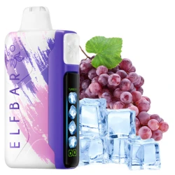 Одноразовая электронная сигарета Elf Bar Ice King Grape Ice (Виноград Лед) (40000 Затяжек)