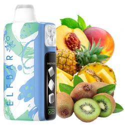 Одноразова електронна сигарета Elf Bar Sweet King Kiwi Pineapple Peach (Ківі Ананас Персик) (30000 Затяжок)