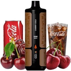 Одноразовая электронная сигарета SMPO TRON Cherry Cola (Вишня Кола) (35000 Затяжек)