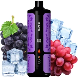 Одноразовая электронная сигарета SMPO TRON Grape Ice (Виноград Лед) (35000 Затяжек)