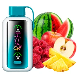 Одноразовая электронная сигарета Vozol Star Raspberry Apple Watermelon Pineapple (Малина Яблоко Арбуз Ананас) (20000 Затяжек)