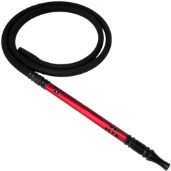 Шланг силиконовый Interhookah Lamp (Красный с черным)