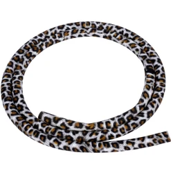 Шланг силиконовый без мундштука Leopard (Белый с коричневым)