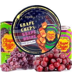 Табак Orwell Medium Grape Chups (Грейп Чупс) 200 гр