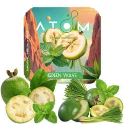 Табак Atom Green Wave (Грин Вэйв) 100 гр