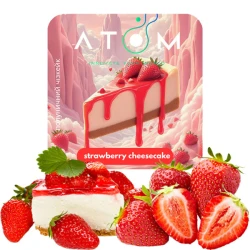 Табак Atom Strawberry Cheesecake (Клубника Чизкейк) 50 гр