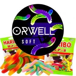 Табак Orwell Soft Jelly Worms (Желейные Червячки) 100 гр