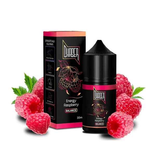 Жидкость Chaser Black Energy Raspberry (Энергетик Малина) 30 мл