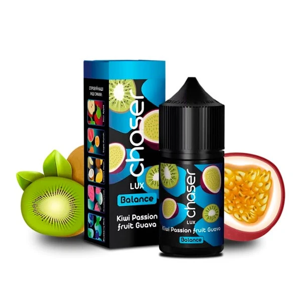 Жидкость Chaser Lux Kiwi Passion Fruit Guava (Киви Маракуя Гуава) 30 мл