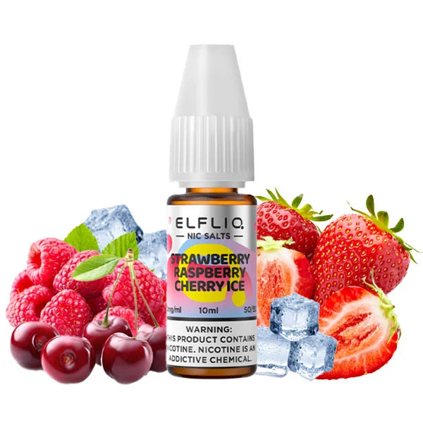 Жидкость Elf Liq Strawberry Raspberry Cherry Ice (Клубника Малина Вишня Лед) 10 мл