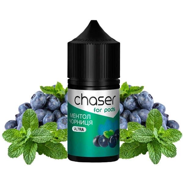 Рідина Chaser For Pods Ментол Чорниця 30 мл