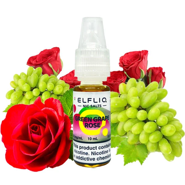 Жидкость Elf Liq Green Grape Rose (Зеленый виноград Роза) 10 мл