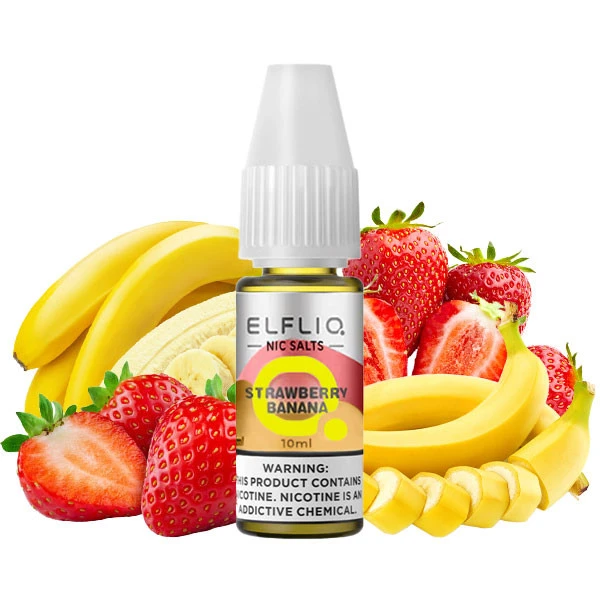 Жидкость Elf Liq Strawberry Banana (Клубника Банан) 10 мл