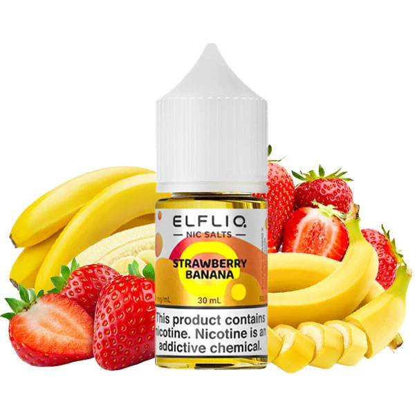 Жидкость Elf Liq Strawberry Banana (Клубника Банан) 30 мл