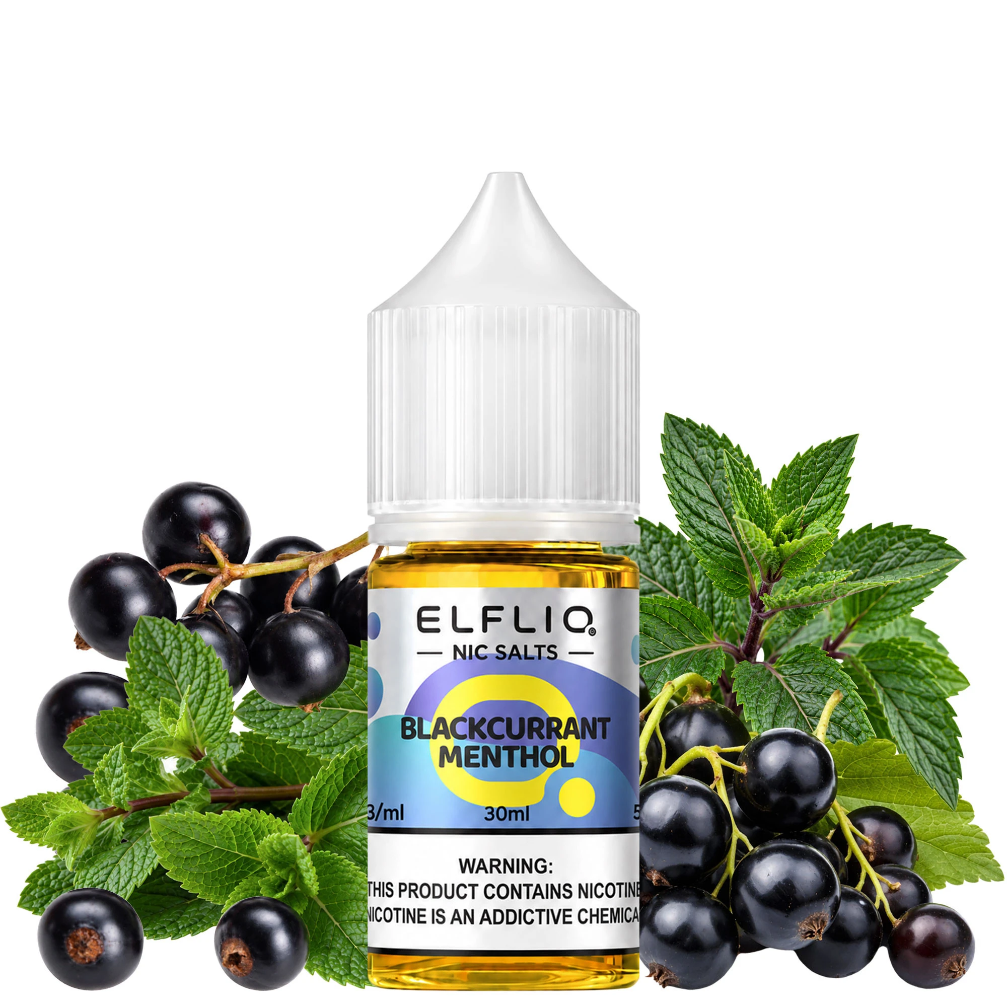 Рідина Elf Liq Blackcurrant Menthol (Чорна Смородина Ментол) 30 мл