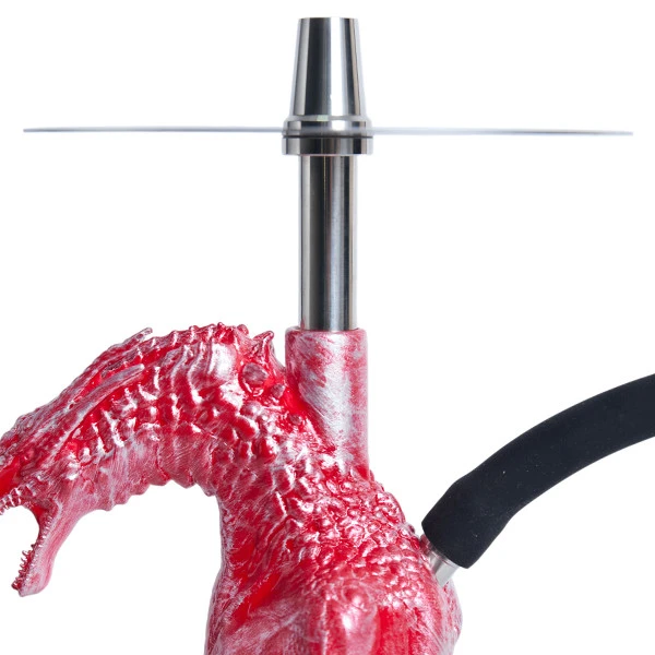 Шахта Hookah 2x2 Dragon Born (Красный с серебристым) — фото 2