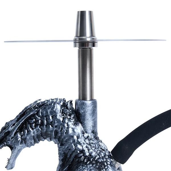 Шахта Hookah 2x2 Dragon Born (Черный с серебристым) — фото 2