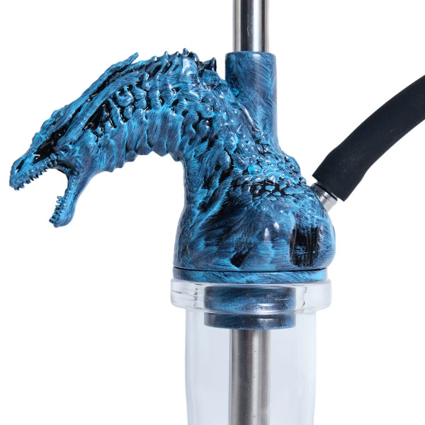 Шахта Hookah 2x2 Dragon Born (Чорний з синім) — фото 3
