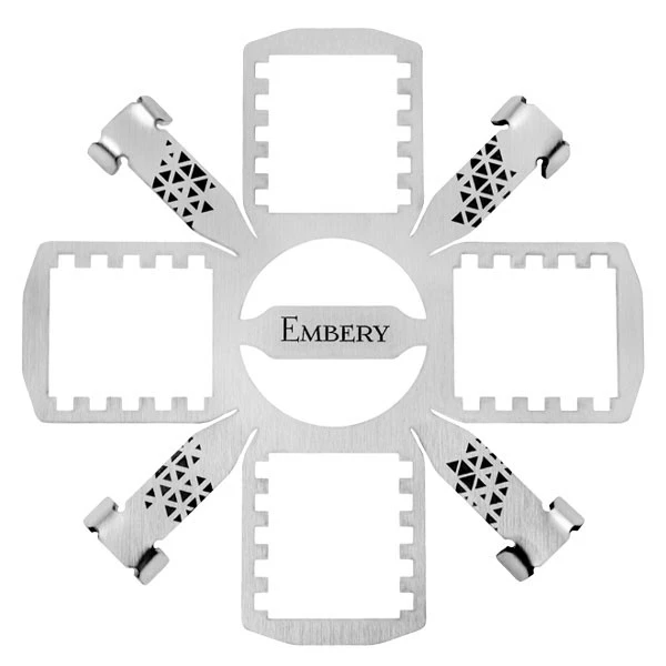 Сетка для угля для газовой плиты Embery (Серебристый)