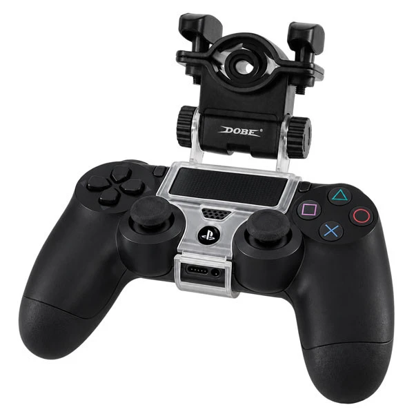 Тримач мундштука для геймпаду PS4 (Чорний з прозорим) — фото 3