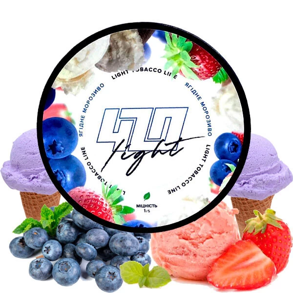 Табак 420 Light Line Ягодное Мороженое 100 гр