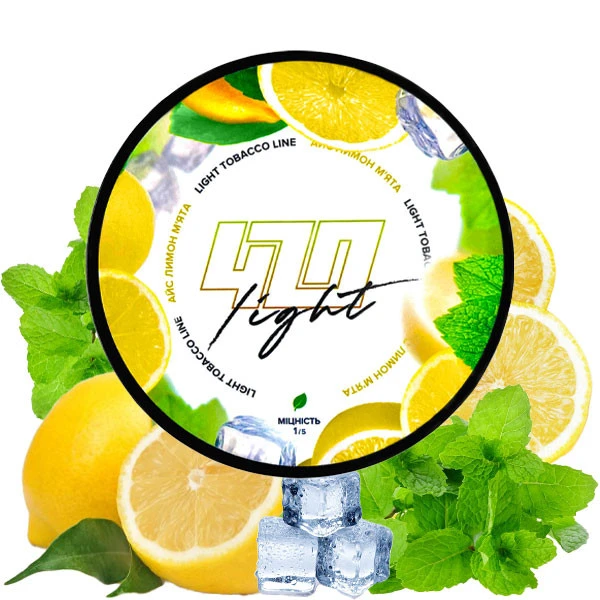 Табак 420 Light Line Айс Лимон Мята 250 гр
