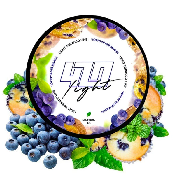 Табак 420 Light Line Черничный Маффин 100 гр