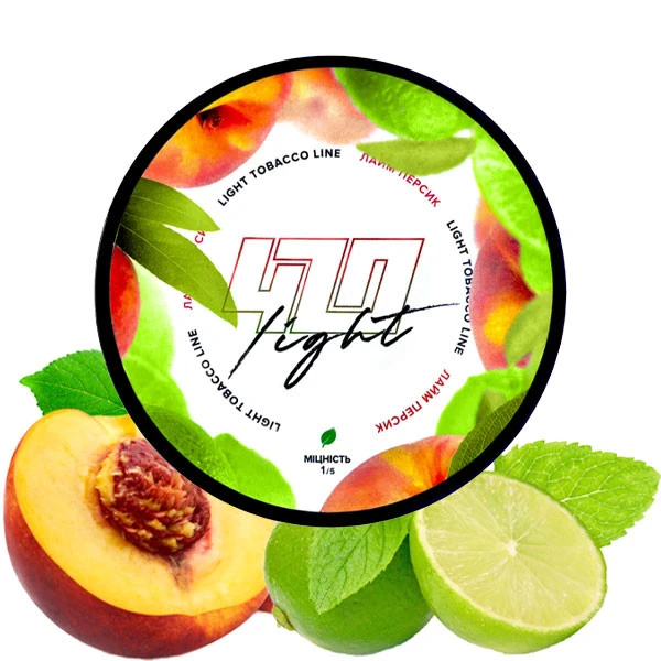 Табак 420 Light Line Лайм Персик 250 гр