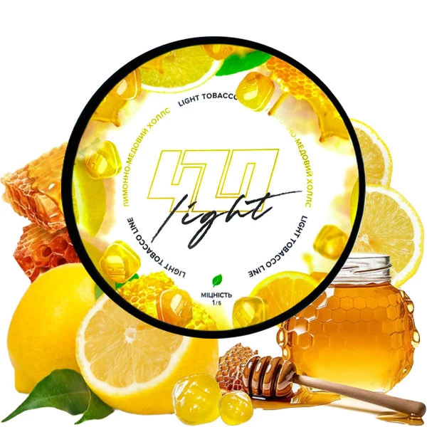 Тютюн 420 Light Line Лимонно Медовий Холлс 250 гр