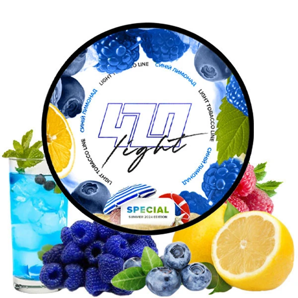 Тютюн 420 Light Line Синій Лимонад 100 гр