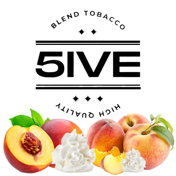 Тютюн 5IVE Medium Line Creamy Peach (Кремі Піч) 100 гр