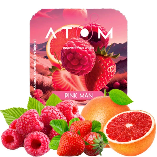 Тютюн Atom Pink Man (Пінк Мен) 100 гр
