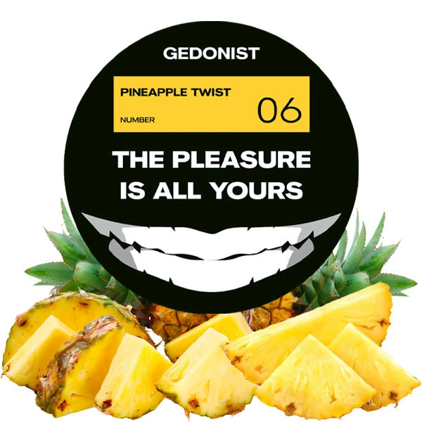 Табак Gedonist №06 Pineapple Twist (Пайнэпл Твист) 100 гр
