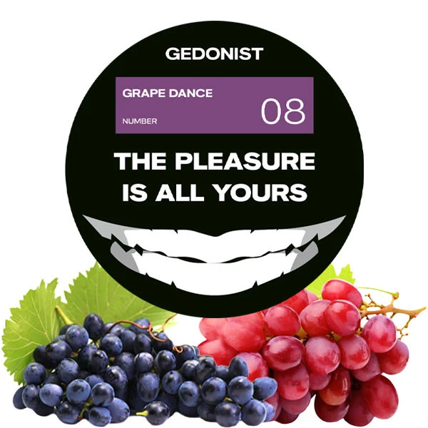 Табак Gedonist №08 Grape Dance (Грейп Дэнс) 100 гр