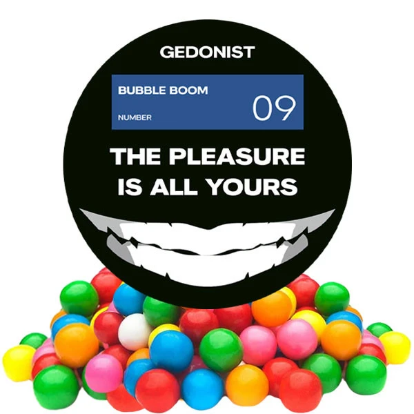 Тютюн Gedonist №09 Bubble Boom (Бабл Бум) 200 гр