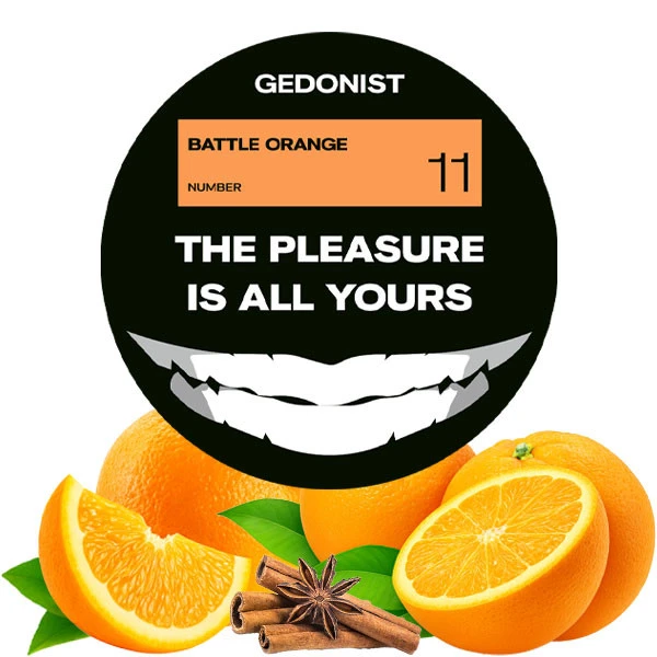 Табак Gedonist №11 Battle Orange (Бэтл Оранж) 100 гр