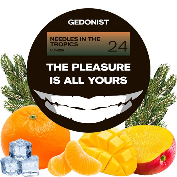 Табак Gedonist №24 Needles In The Tropics (Нидлс Ин Зэ Тропикс) 200 гр