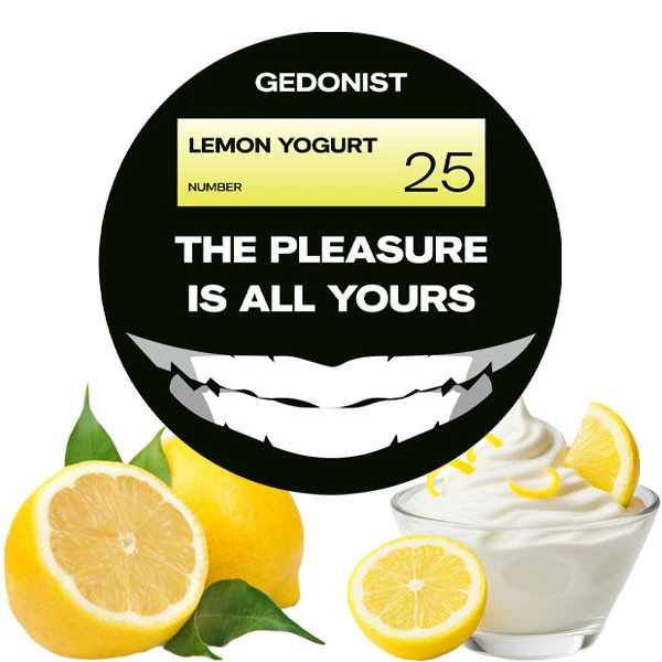 Тютюн Gedonist №25 Lemon Yougurt (Лимон Йогурт) 200 гр