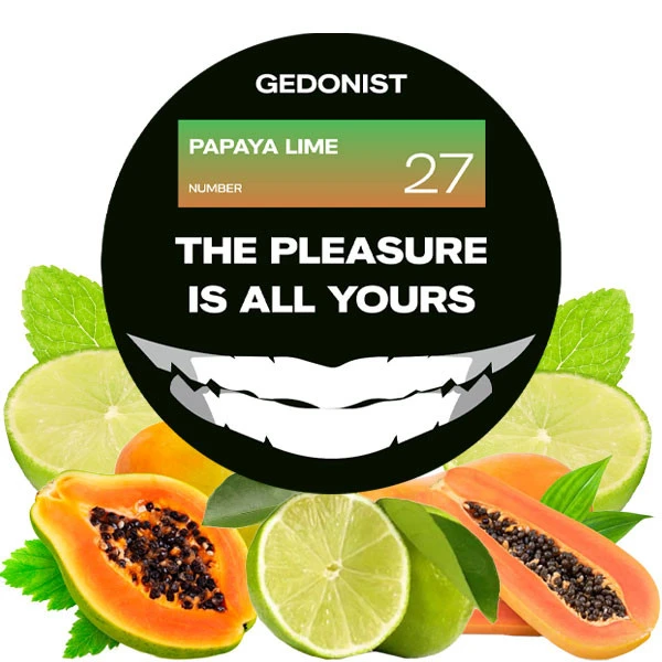 Табак Gedonist №27 Papaya Lime (Папайя Лайм) 100 гр