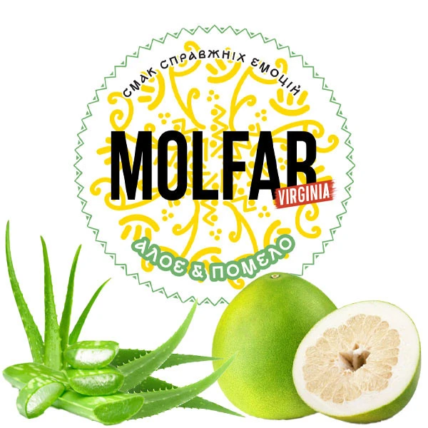 Табак Molfar Tobacco Virginia Line Алоэ & Помело 200 гр