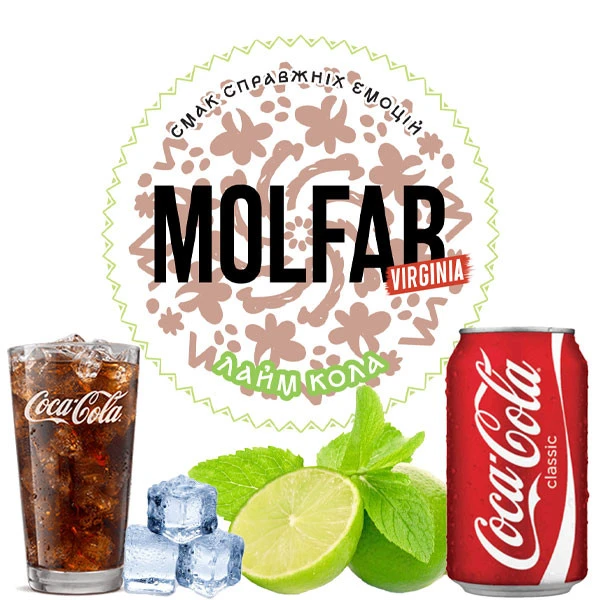Табак Molfar Tobacco Virginia Line Лайм Кола 40 гр