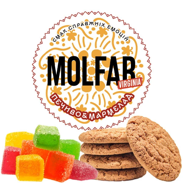 Табак Molfar Tobacco Virginia Line Печенье Мармелад 60 гр